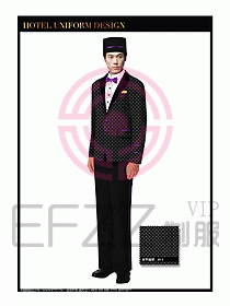酒店門童行李生制服設(shè)計圖857