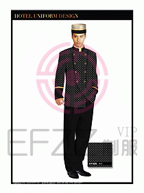 酒店門童行李生制服設(shè)計(jì)圖860