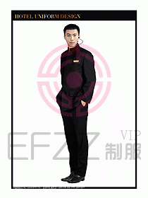 酒店門童行李生制服設(shè)計圖858