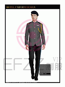 酒店門童行李生制服設(shè)計(jì)圖869