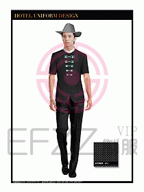 酒店門童行李生制服設(shè)計(jì)圖875