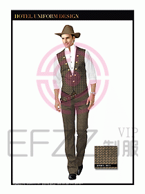 酒店門童行李生制服設(shè)計(jì)圖877