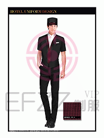 酒店門童行李生制服設(shè)計圖881