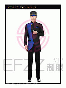 酒店門童行李生制服設計圖886