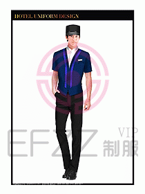 酒店門童行李生制服設計圖896