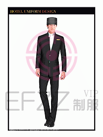 酒店門童行李生制服設(shè)計圖895