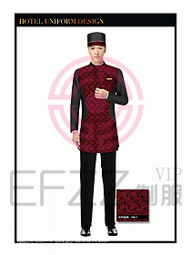 酒店門童行李生制服設計圖902