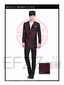酒店門童行李生制服設(shè)計(jì)圖907