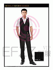 SPA休閑會(huì)所服務(wù)員制服設(shè)計(jì)328
