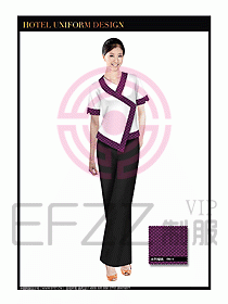 SPA休閑會(huì)所服務(wù)員制服設(shè)計(jì)334