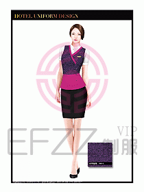 SPA休閑會(huì)所服務(wù)員制服設(shè)計(jì)344