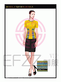 SPA休閑會所服務(wù)員制服設(shè)計(jì)347