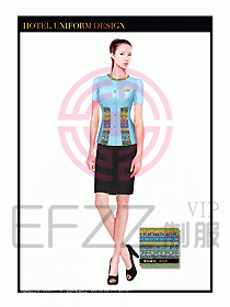 SPA休閑會(huì)所服務(wù)員制服設(shè)計(jì)346