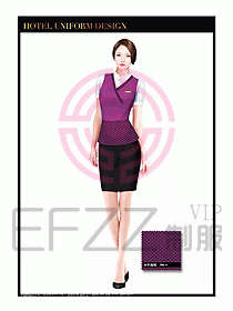 SPA休閑會所服務(wù)員制服設(shè)計354