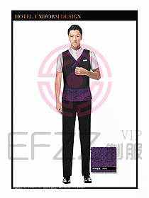 SPA休閑會所服務員制服設計355