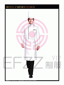 酒店廚師服裝設計圖244