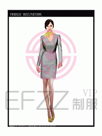 專賣店?duì)I業(yè)員服裝設(shè)計(jì)圖1009