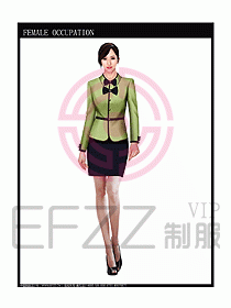 專賣(mài)店?duì)I業(yè)員服裝設(shè)計(jì)圖1015