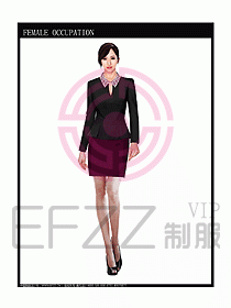 專賣店營業(yè)員服裝設計圖1033