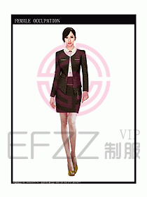 專賣店?duì)I業(yè)員服裝設(shè)計(jì)圖1039
