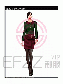 專賣店?duì)I業(yè)員服裝設(shè)計(jì)圖1035