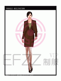 專賣店?duì)I業(yè)員服裝設(shè)計(jì)圖1049