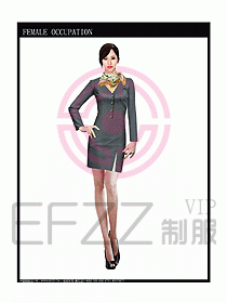 專賣店營業(yè)員服裝設(shè)計圖1052