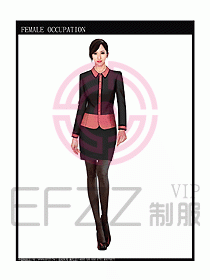 專賣店營業(yè)員服裝設(shè)計圖1055