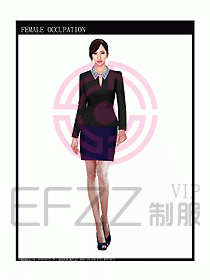專賣店營業(yè)員服裝設計圖1074