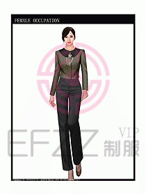 專賣店?duì)I業(yè)員服裝設(shè)計(jì)圖1072