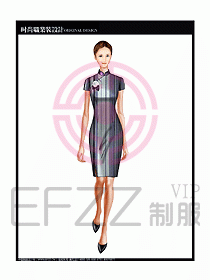 專賣店?duì)I業(yè)員服裝設(shè)計(jì)圖1085