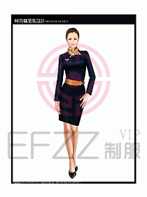 專賣店?duì)I業(yè)員服裝設(shè)計(jì)圖1088