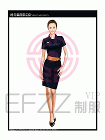 專賣店?duì)I業(yè)員服裝設(shè)計(jì)圖1087