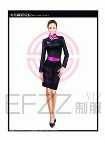 專賣店?duì)I業(yè)員服裝設(shè)計(jì)圖1093