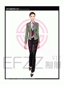 專賣店?duì)I業(yè)員服裝設(shè)計(jì)圖1098