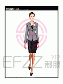 專賣店營業(yè)員服裝設(shè)計圖1101