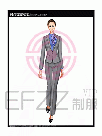 專賣店?duì)I業(yè)員服裝設(shè)計(jì)圖1104