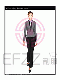 專賣店?duì)I業(yè)員服裝設(shè)計(jì)圖1108