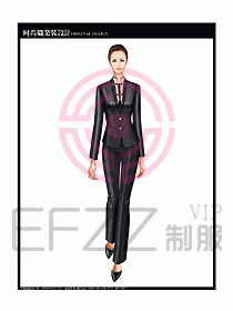 專賣店營業(yè)員服裝設計圖1117