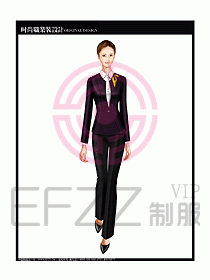 專賣店營業(yè)員服裝設(shè)計圖1120