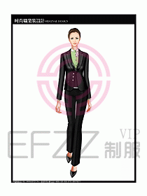 專賣店營業(yè)員服裝設計圖1124