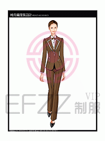 專賣店營業(yè)員服裝設計圖1138