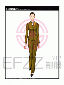 專賣店營業(yè)員服裝設計圖1145