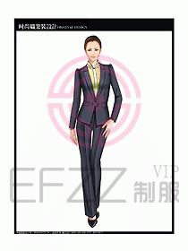 專賣店營業(yè)員服裝設(shè)計圖1162