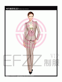 專賣店營業(yè)員服裝設(shè)計圖1159