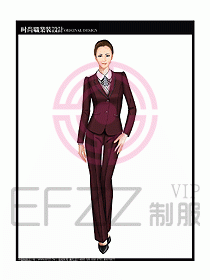 專賣店營業(yè)員服裝設(shè)計圖1170