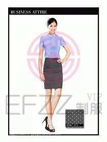 專賣店營業(yè)員服裝設(shè)計圖1185