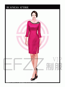 專(zhuān)賣(mài)店?duì)I業(yè)員服裝設(shè)計(jì)圖1190