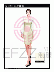 專(zhuān)賣(mài)店?duì)I業(yè)員服裝設(shè)計(jì)圖1196