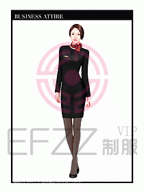 專賣店營業(yè)員服裝設(shè)計圖1203